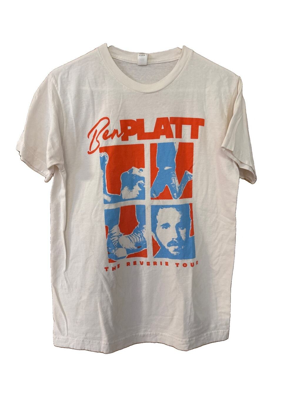 Ben Platt 2022 Reverie Tour band concert T-shirt Ivory Size Medium